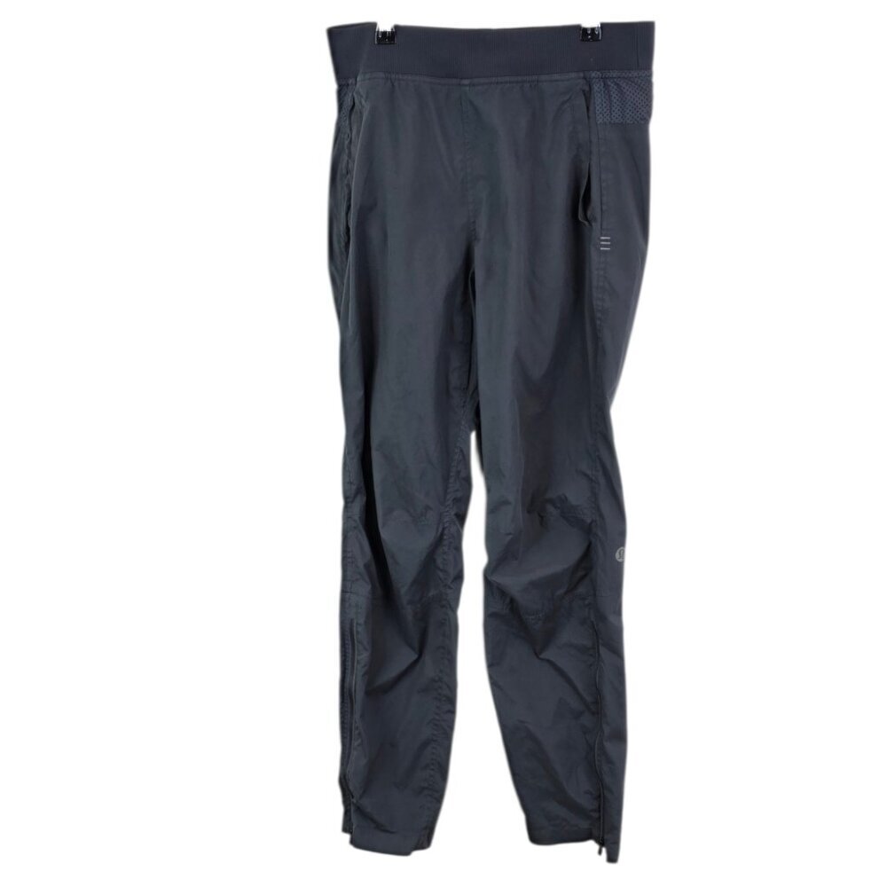 Lululemon Men's Vintage Windpants, Track Pants, Zip bottom, Grey, Size S
